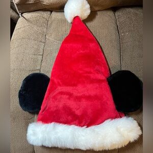 Mickey ears Santa hat